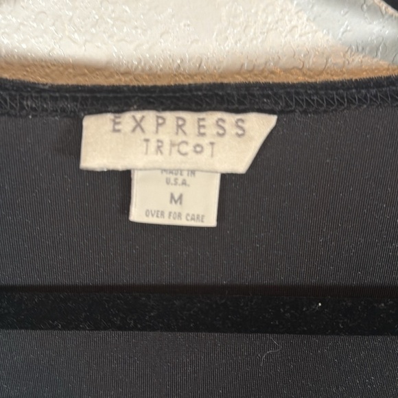 Vintage Express Tricot Black 90s Velvet Cardigan Size Medium - Picture 4 of 8